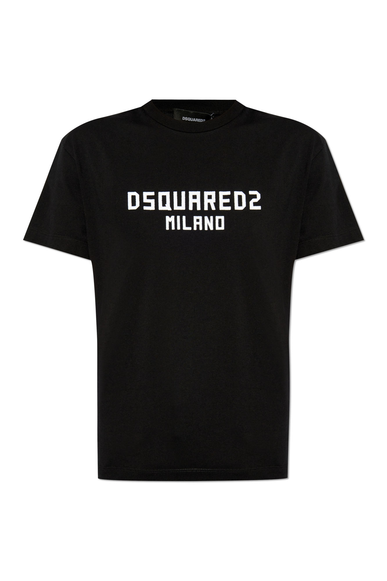 Dsquared2 T-shirt with logo and velvet finish | Women's